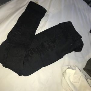 Hot topic distressed skinny jeans